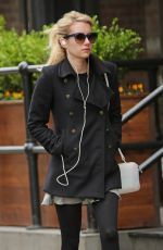 EMMA ROBERTS Out and About in New York 04/17/2015