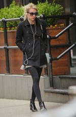 EMMA ROBERTS Out and About in New York 04/17/2015