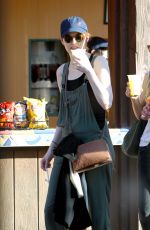 EMMA STONE at Disneyland in Anaheim