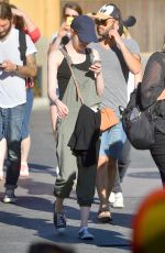 EMMA STONE at Disneyland in Anaheim