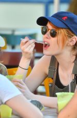 EMMA STONE at Disneyland in Anaheim