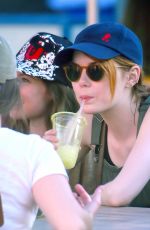 EMMA STONE at Disneyland in Anaheim