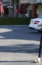 EMMA STONE in Jeans Out and About in Brentwood