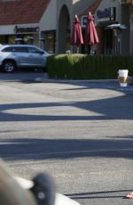 EMMA STONE in Jeans Out and About in Brentwood