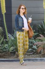 EMMA STONE Out Shopping in Los Angeles