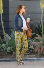 EMMA STONE Out Shopping in Los Angeles