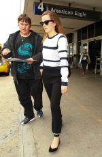 EMMA WATSON Arrives at LAX Airport in Los Angeles 04/22/2015
