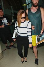 EMMA WATSON Arrives at LAX Airport in Los Angeles 04/22/2015