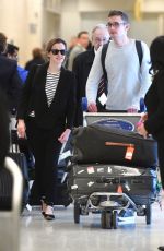 EMMA WATSON at JFK Airport in New York