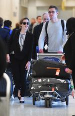 EMMA WATSON at JFK Airport in New York