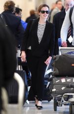 EMMA WATSON at JFK Airport in New York