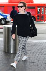 EMMA WATSON at LAX Airport in Los Angeles 04/25/2015