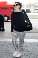 EMMA WATSON at LAX Airport in Los Angeles 04/25/2015