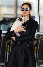 EMMY ROSSUM Arriving at Los Angeles International Airport 04/27/2015