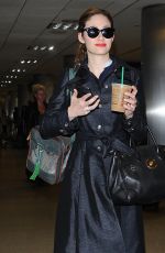 EMMY ROSSUM Arriving at Los Angeles International Airport 04/27/2015