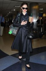 EMMY ROSSUM Arriving at Los Angeles International Airport 04/27/2015