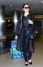 EMMY ROSSUM Arriving at Los Angeles International Airport 04/27/2015