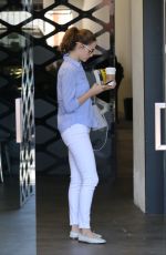 EMMY ROSSUM Heading to a Dovtor