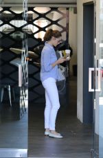 EMMY ROSSUM Heading to a Dovtor