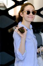 EMMY ROSSUM Heading to a Dovtor