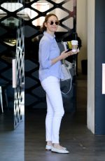 EMMY ROSSUM Heading to a Dovtor