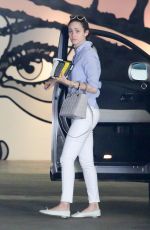 EMMY ROSSUM Heading to a Dovtor