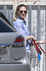 EMMY ROSSUM Takes Her Dog to a Vet in West Hollywood