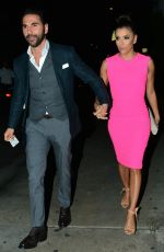 EVA LONGORIA and Jose Antonio Baston Out for Dinner at Giorgio Baldi in Los Angeles