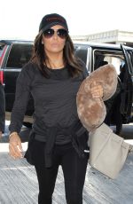 EVA LONGORIA Arrives at LAX Airport in Los Angeles 04/28/2015