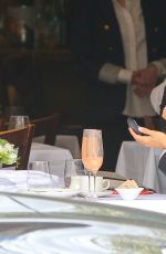 EVA LONGORIA at Nello Restaurant in New York 04/26/2015