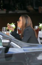 EVA LONGORIA at Nello Restaurant in New York 04/26/2015