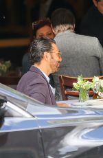 EVA LONGORIA at Nello Restaurant in New York 04/26/2015