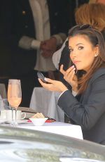 EVA LONGORIA at Nello Restaurant in New York 04/26/2015