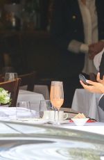 EVA LONGORIA at Nello Restaurant in New York 04/26/2015