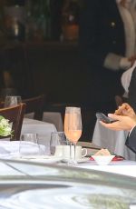 EVA LONGORIA at Nello Restaurant in New York 04/26/2015