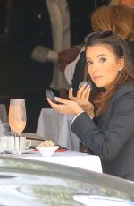 EVA LONGORIA at Nello Restaurant in New York 04/26/2015