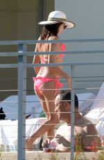 EVA LONGORIA in Bikini on the Pool in Miami