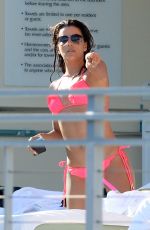 EVA LONGORIA in Bikini on the Pool in Miami