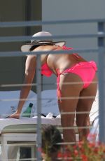 EVA LONGORIA in Bikini on the Pool in Miami