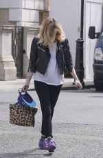 FEARNE COTTON Arrives at BBC Radio 1 in London
