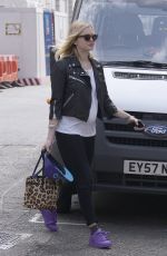 FEARNE COTTON Arrives at BBC Radio 1 in London