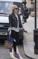 FEARNE COTTON Arrives at BBC Radio 1 in London