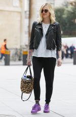 FEARNE COTTON Arrives at BBC Radio 1 in London