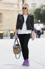FEARNE COTTON Arrives at BBC Radio 1 in London