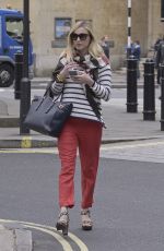 FEARNE COTTON Out and About in London 04/22/2015