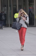 FEARNE COTTON Out and About in London 04/22/2015