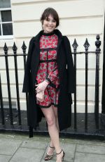GEMMA ARTERTON Arrives at Olivier Awards Nominees Lunch in London