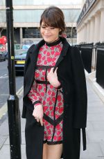 GEMMA ARTERTON Arrives at Olivier Awards Nominees Lunch in London