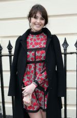 GEMMA ARTERTON Arrives at Olivier Awards Nominees Lunch in London