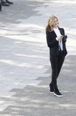 GEORGIA MAY JAGGER on the Set of Garnier Commercial in Paris